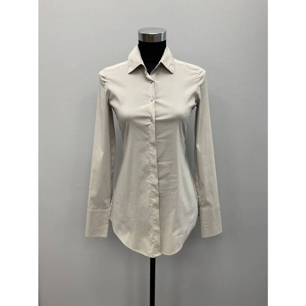 NEW JORDAN LOUIS long sleeves savile cotton stretch shirt in grey